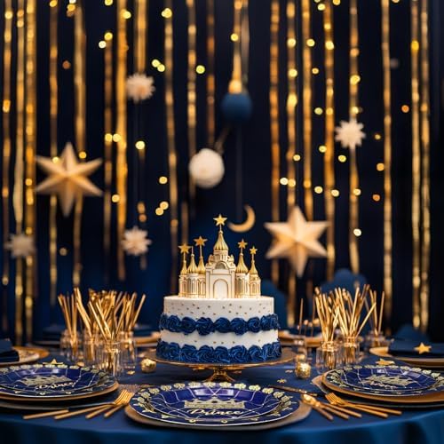 Prince Party Decorations - Prince Party Plates and Napkins for Kids Birthday Party, Serves 20 Guests - Image 7