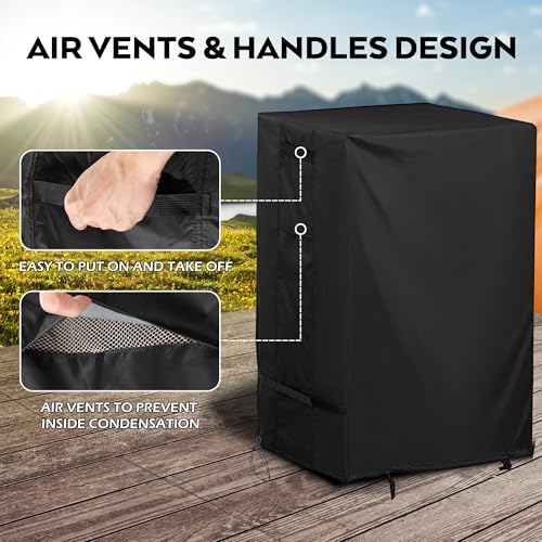 Griddle Cover for CharBroil Bistro Pro Electric Grill & Griddle 25302145/25302146, Outdoor Grill Cover for Charbroil Bistro Pro Gas Grill 25302161 - Image 4