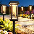 Solar Pathway Lights Outdoor, 8 Pack Upgraded Solar Garden Lights Solar Powered, Solar Lights Outdoor Waterproof IP65, 15 Hours Outdoor Solar Lights for Yard Patio Landscape Walkway Driveway Decor by TuyLuxeHome