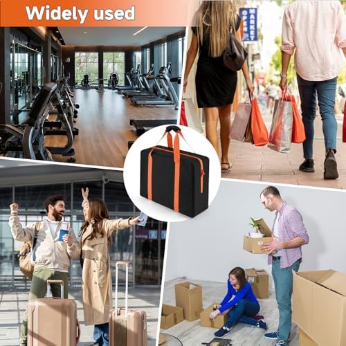 Cosmos BBQ Tool Storage Bag Grill Accessory Storage Bag Grill Utensil Carry Bag Grilling Hardware Tote Bag Container Foldable Grill Tool Replacement Bag for Outdoor Camping Barbecue, 18.1x5.1x13 Inch - Image 7