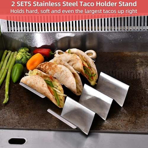 VIKEYHOME Griddle Accessories Kits, 30 Pcs Griddle Grill Tools Set, Professional Grill BBQ Spatula Set with Basting Cover, Spatula, Scraper, Bottle, Tongs, Egg Ring - Image 5