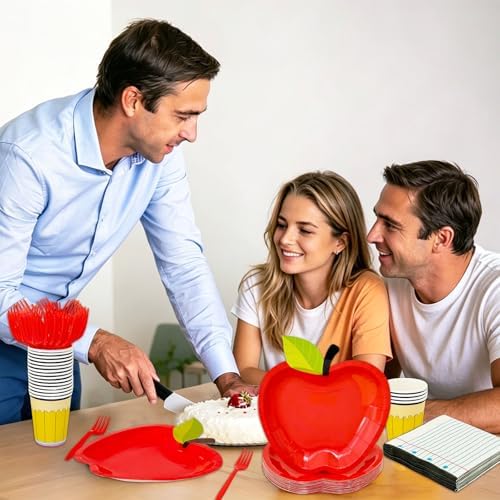 Back to School Party Supplies,120 Pcs First Day of School Tableware Supply - Image 7