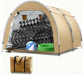 Hwayslon Bike Storage Shed Tent,420D Oxford Fabric,PU6000 Waterproof, for Patio Furniture, Lawn Mower,Bike,Motorcycle Storage,Garden Tools,Toys and More by Hwayslon