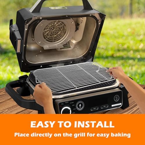 2Pcs Stainless Steel Grill Rack Set for Ninja Woodfire OG701 OG751,NonStick - Image 6
