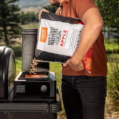 Traeger Grills Apple 100% All-Natural Wood Pellets for Smokers and Pellet Grills, BBQ, Bake, Roast, 18 lb. Bag - Image 4