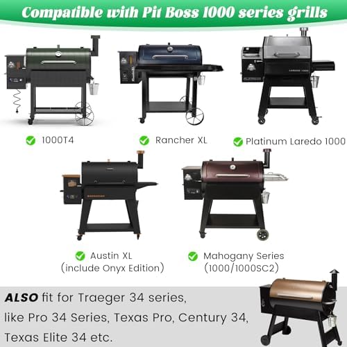 Cast Iron Cooking Grates for Pit Boss 1000 Series Austin XL Rancher Grill Grid for Traeger Pro 34 Series Wood Pellet Smoker Replacement Parts BBQ Grilling Rack - Image 4