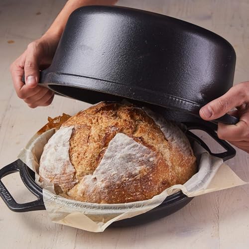 Victoria 6-Quart Cast Iron Combo Cooker, Combination Dutch Oven and Skillet, Made in Colombia, 2-Piece Set - Image 4