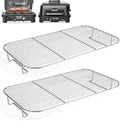 2Pcs Stainless Steel Rack Set for Ninja Woodfire OG800 and OG900 Series by Ericair