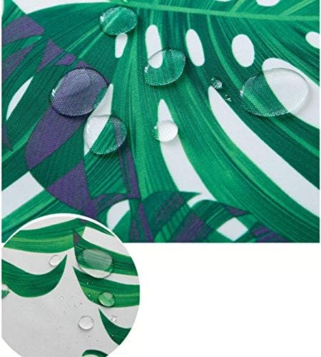 SUQ I OME Patio Umbrella Tablecloth, Leaf Green, 60'' Round with Zipper - Image 3