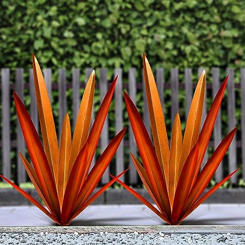 Homight Metal Country Tequila Sculpture DIY Plant Home Decor Garden Ornament Indooutdoor Statuette Patio Lawn Stake Decoration Gift by HomightCentennial