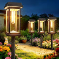 Solar Pathway Lights Outdoor, 12 Pack Upgraded Solar Garden Lights Solar Powered, Solar Lights Outdoor Waterproof IP65, 15 Hours Outdoor Solar Lights for Yard Patio Landscape Walkway Driveway Decor by TuyLuxeHome