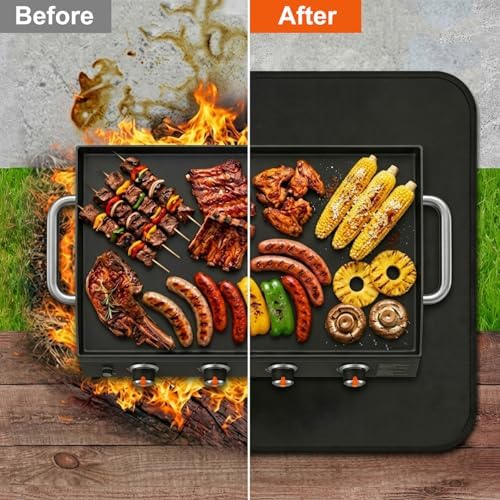 Non-Slip 65x39 Inches Large Under Grill Mats for Outdoor Grill - Image 6