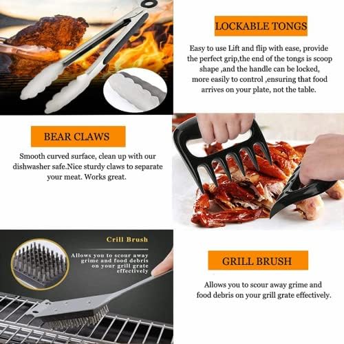 MUJUZE BBQ Grill Accessories Set for Ourdoor,Grilling Set for Men - Image 6