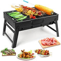 Uten Charcoal Grill, BBQ Grill Folding Portable Lightweight smoker Grill, Barbecue Grill Small desk Tabletop Outdoor Grill for Camping Picnics Garden Beach Party 17''x11.6''x 2.6'' by UTENHOMEGOODSCENTER