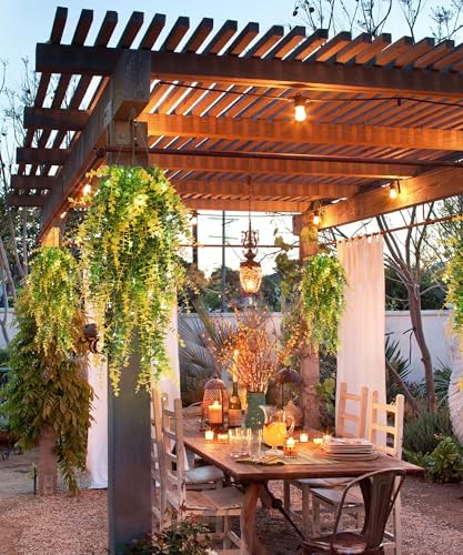 RECUTMS 3 Pack Hanging Money Plants Faux Draping Plants Fake Hanging Planta - Image 5