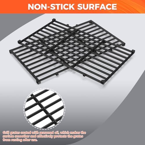 QuliMetal Grill Grates for Weber Spirit 200 Series Front-Control Grills - Image 4