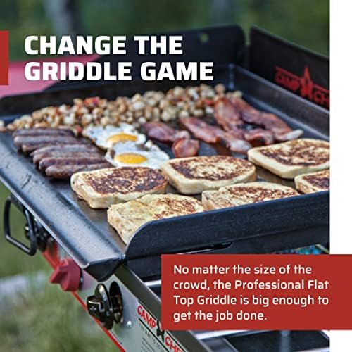 Camp Chef Griddle 16-3-Burner Flat Top Steel Griddle, 592 Sq In - Image 3