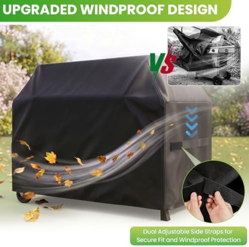 Grill Cover for Outdoor Grill, 75 inch Grill Covers Heavy Duty Waterproof - Image 5