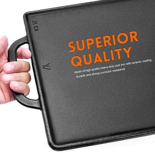 GGC Cast Iron Reversible Griddle - Image 4