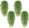 Waipfaru 4Pcs Artificial Hanging Plants, Fake Vines Boston Ivy by Waipfaru