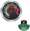 Upgrade Replacement Thermometer for M/MiniMax Big Green Egg,2" Grill Temperature Gauge for Big Green Egg Accessories 150-900°F with Waterproof and No-Fog Glass Lens by Quantfire