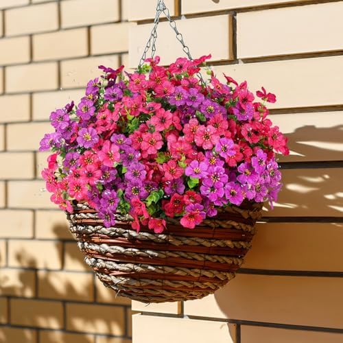 AGIRL Artificial Flowers Outdoor UV Resistant Fake Plant Garden Patio Decor - Image 5