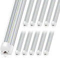 Barrina T8 LED Shop Lights 8FT, 100W 15000LM 5000K, High Output, 10 Packs by Barrina
