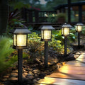 Greluna Solar Lights Outdoor,12 Pack 3000K Waterproof Auto On/Off Solar Pathway Lights for Your Garden, Landscape, Path, Yard, Patio, Driveway,Walkway Decor by Greluna