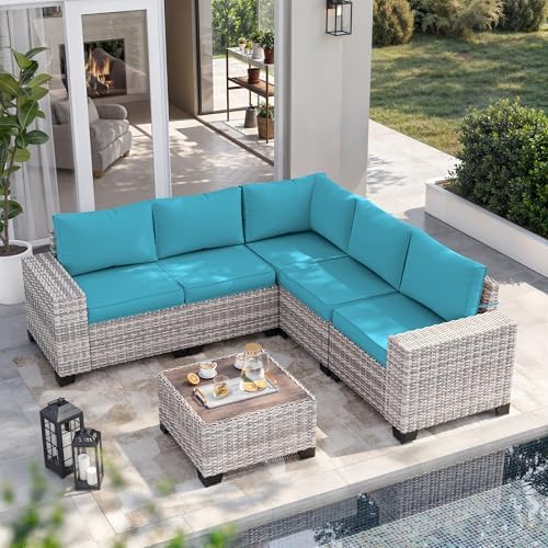 Outdoor Patio Furniture Set PE Wicker Rattan Outdoor Sectional Sofa by MuphyersPatioFurniture