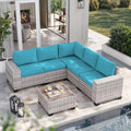 Outdoor Patio Furniture Set PE Wicker Rattan Outdoor Sectional Sofa by MuphyersPatioFurniture