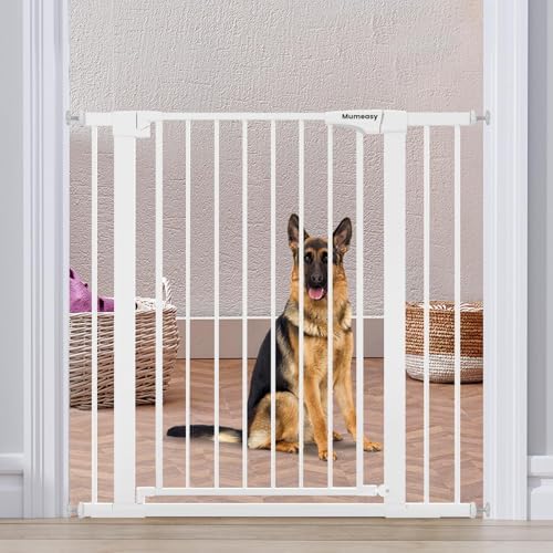 Mumeasy 36" Extra Tall Dog Gate,29.7"-40.5" Baby Gate for Stairs & Doorways by Mumeasy-FocusonBabyPetSafetyGate