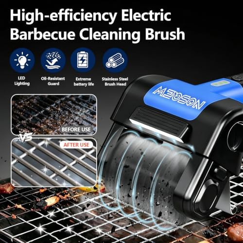 Electric Grill Cleaner, Cordless BBQ Grill Cleaner with 4500mAh - Image 2