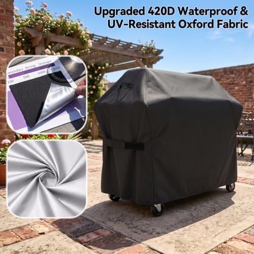 Grill Cover 75 inch BBQ Gas Grill Cover for Outdoor Grill - Image 4