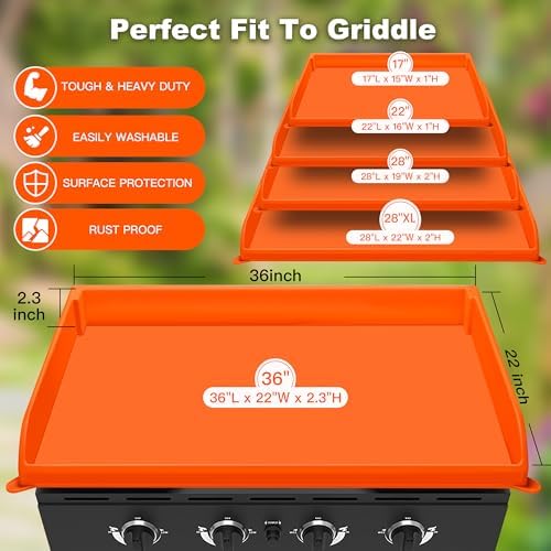 NancyL 36 Inch Silicone Griddle Cover for Blackstone - Image 2