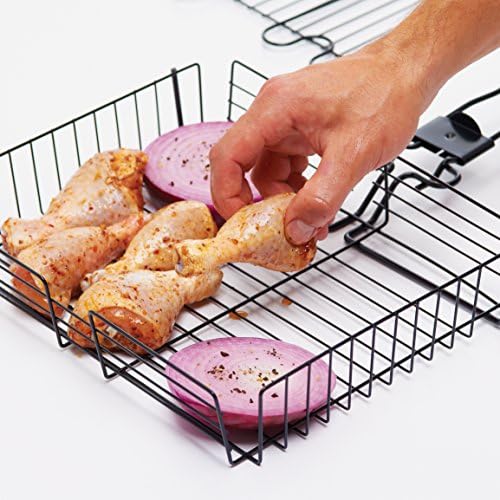 GrillPro 24876 Deluxe Non Stick Broiler Basket with Detachable Handle - Image 5