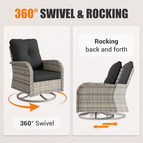Outdoor Patio Furniture Set PE Wicker Rattan Outdoor Sectional Sofa - Image 6