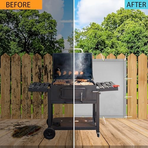 3' X10' Grill Heat Shield for Deck Railing, Fireproof Heat Shield for Grill - Image 4