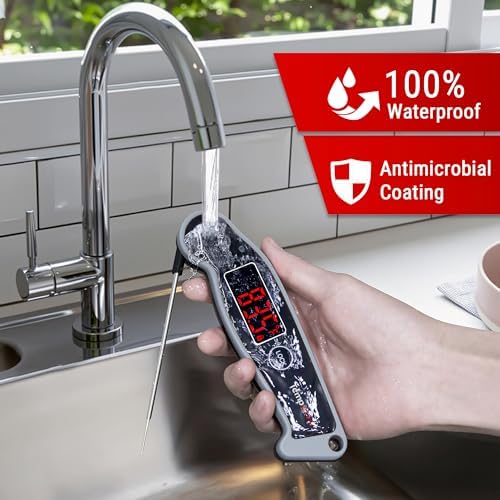 TempPro TempSwift Waterproof Digital Meat Thermometer for Grilling - Image 3