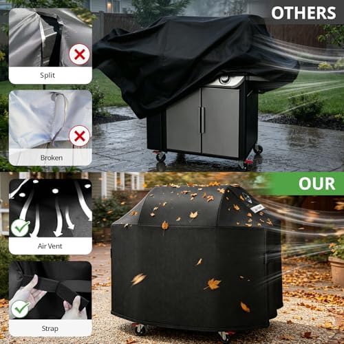 63" Grill Cover for Weber Genesis 300 or II 300 Series,1000D Heavy Duty - Image 5