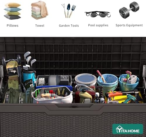 YITAHOME 80 Gallon Outdoor Storage Box - Image 4