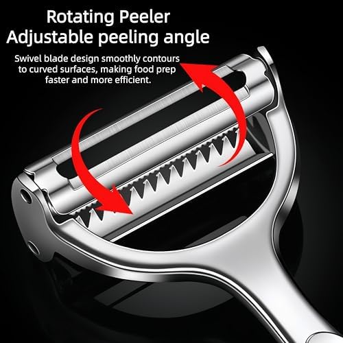 Multifunction Vegetable Peeler Julienne Peeler for Kitchen - Image 3