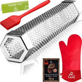 LIZZQ Premium Pellet Smoker Tube 12 inches - 5 Hours of Billowing Smoke by LizzQ