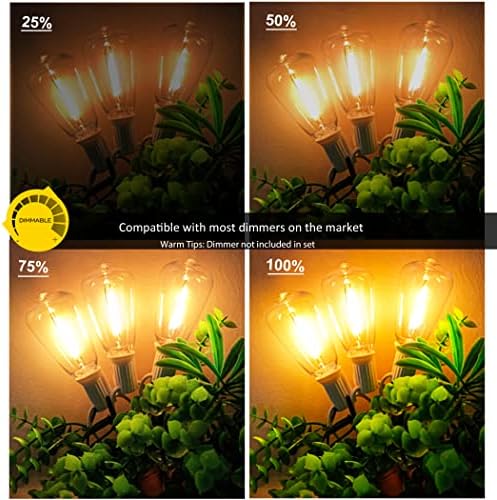 White Outdoor String Lights Waterproof 100FT Patio Lights for Wedding Yard - Image 3