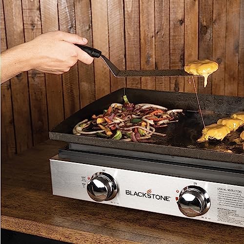 Blackstone 1666 22” Omnivore Original Tabletop Griddle with Hard Cover, Powder Coated Steel, Black - Image 5