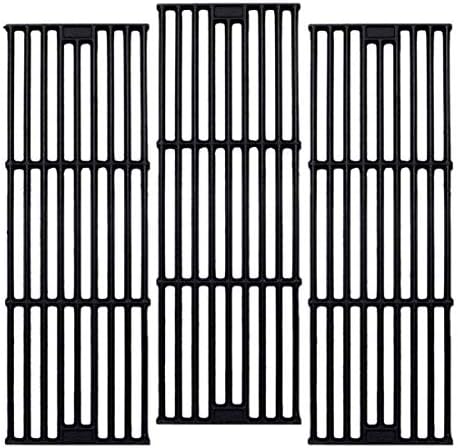 C6505A(3-Pack) 19 3/4" Cast Iron Cooking Grid Grates Replacement for Chargriller 2121, 2123, 2222, 2828, 3001, 3008, 3030, 3725, 4000, 4208, 5050, 5072, 5252, 9020 by Votenli
