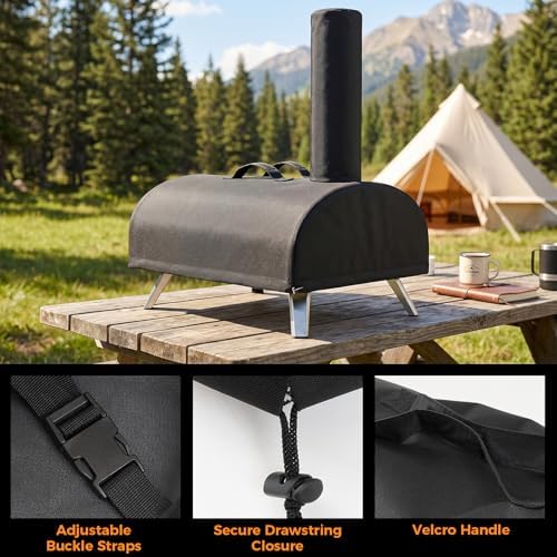 Pizza Oven Cover for Big Horn and for Aidpiza 12'' Wood Pellet Pizza Oven - Image 3