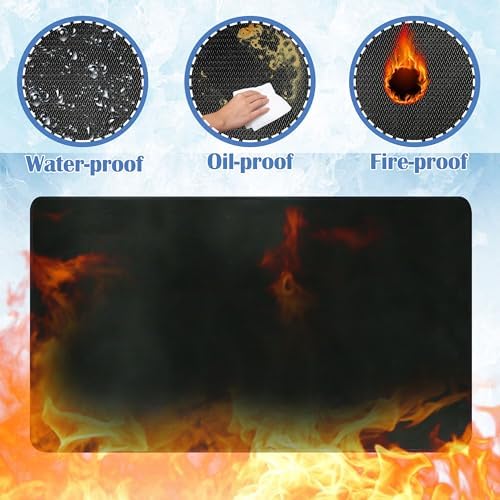 Ogrmar 48 x 30 Inch Under Grill Mats for Outdoor Grill Deck Protector - Image 5