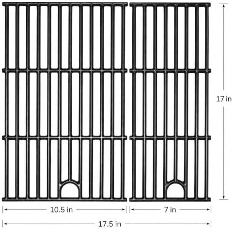 Uniflasy Grill Grates for Char-Broil Performance 2-Burner Grills, 17-Inch - Image 2