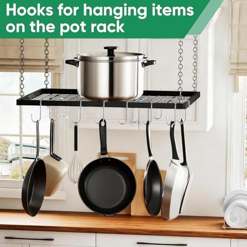 ESFUN 30 Pack 3 Inch S Hooks Heavy Duty Pan Pot Holder Rack Hooks Hanging Hangers S Shaped Hooks for Kitchenware Pots Utensils Clothes Bags Towels Plants - Image 4