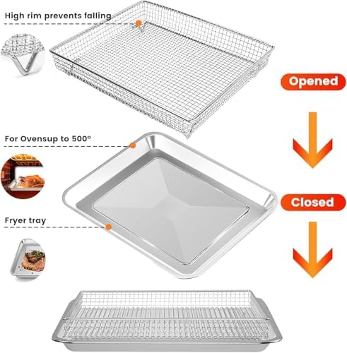 Air Fryer Basket Tray for Cuisinart TOA-60 TOA-65 TOA-70 Toaster Oven - Image 6